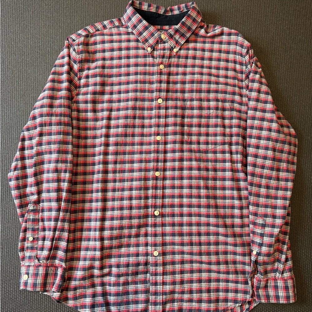 Chaps Plaid Button Down Shirt